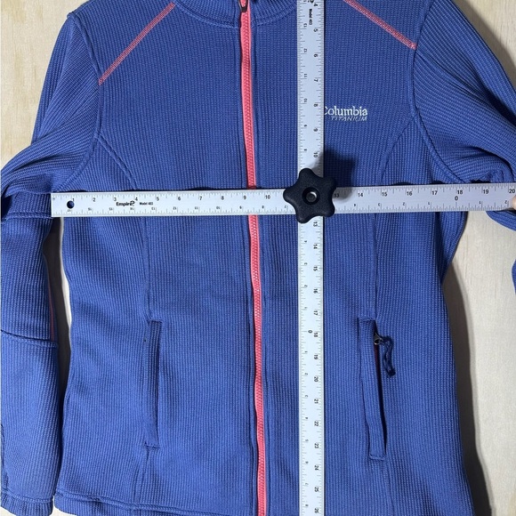 Blue Columbia Sportswear women's zip-up jacket with pink accents size medium - Picture 6 of 13